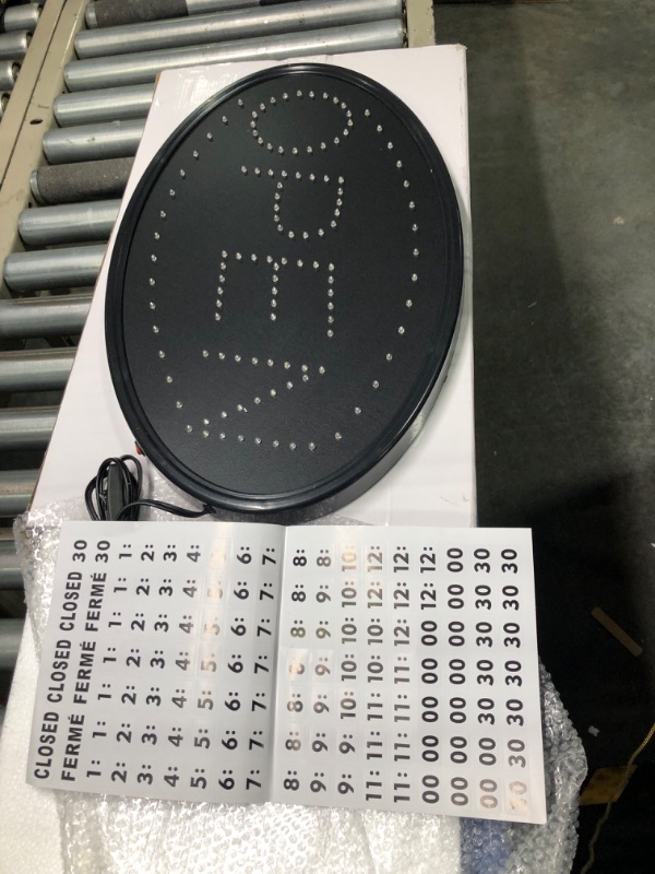 Photo 1 of LED Open Sign,23x14inch (Bigger Size) LED Business Open Sign 