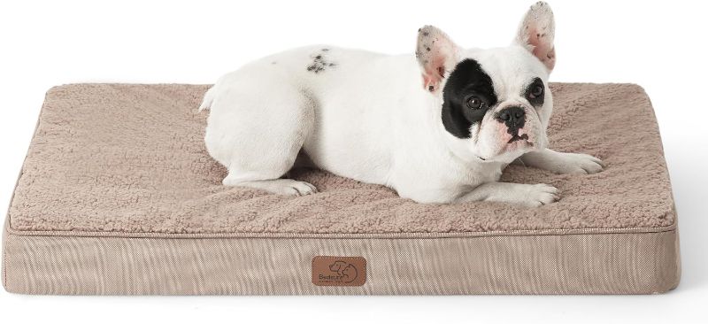 Photo 1 of 
Bedsure Medium Dog Beds for Medium Dogs- Orthopedic Waterproof Dog Beds with Removable Washable Cover, Egg Crate Foam Pet Bed Mat, Suitable for Dogs