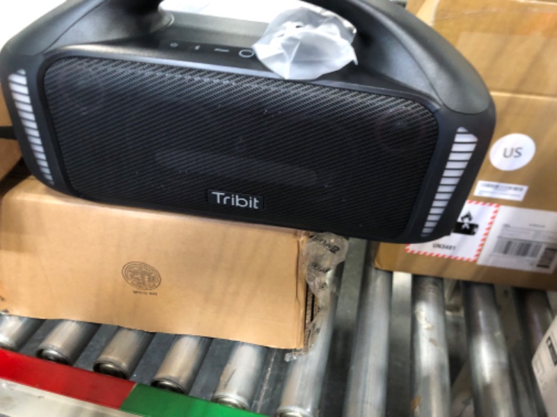 Photo 4 of Tribit StormBox Blast Portable Speaker: 90W Loud Stereo Sound with XBass, IPX7 Waterproof Bluetooth Speaker with LED Light, PowerBank, Bluetooth 5.3&TWS, Custom EQ, 30H Playtime, Outdoor/Camping/Party