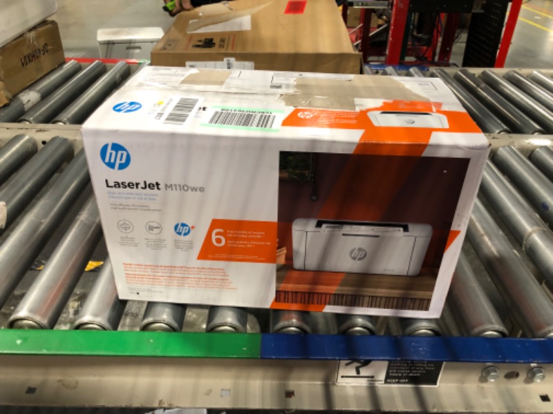 Photo 2 of HP LaserJet M110we Wireless Black and White Printer with HP+ and Bonus 6 Months Instant Ink (7MD66E) New Version: HP+, M110we