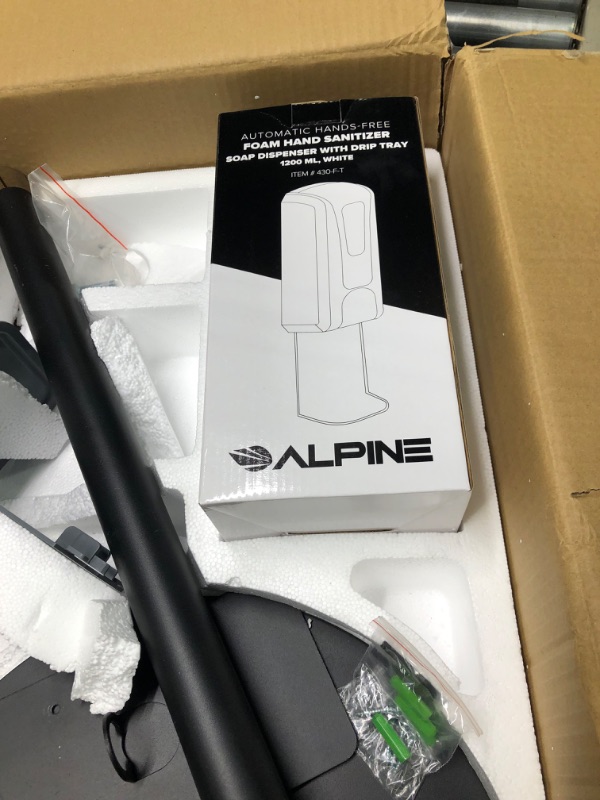 Photo 4 of Alpine Industries - Automatic Soap Dispenser - Touchless Foam Hand Sanitizer Dispenser with Floor Stand- Ideal for Restaurant