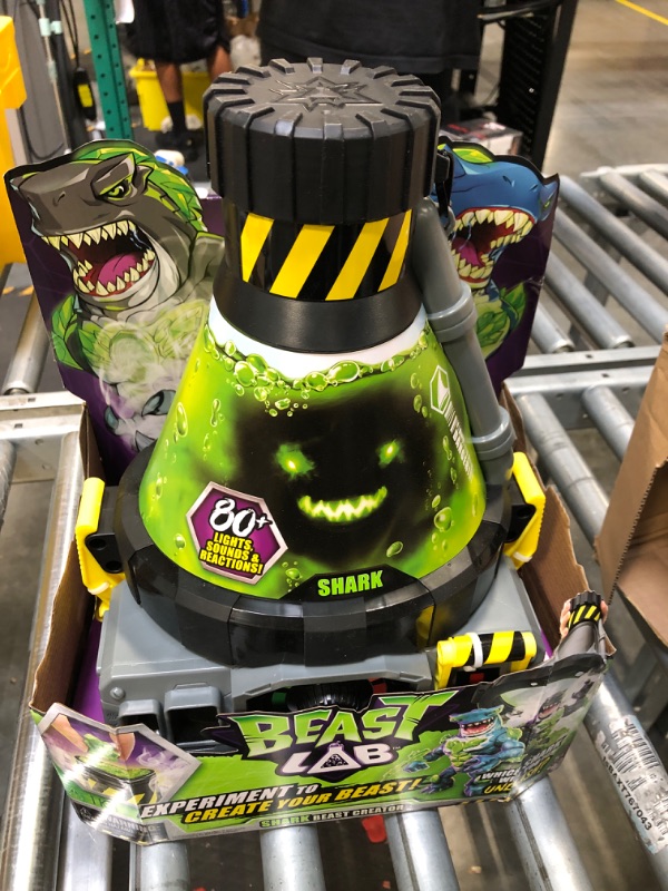Photo 1 of Beast Lab – Shark Beast Creator. Add Ingredients & Follow The Experiment's Steps to Create Your Beast! with Real Bio Mist & 80+ Lights, Sounds and Reactions – Shark Style May Vary Sharks
