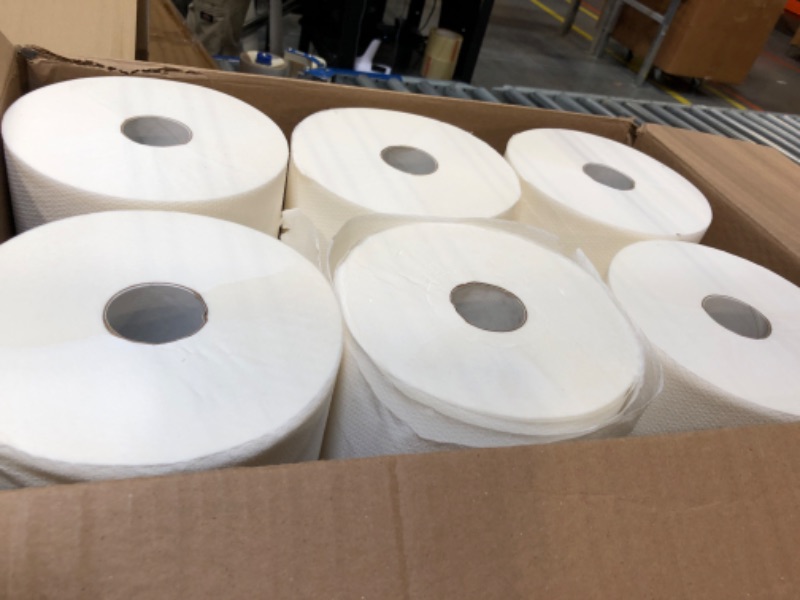 Photo 2 of High Capacity (Tad) Paper Towels - Hand Towels 10 Inch Wide Rolls (6 Rolls) Premium Quality Fits Touchless Automatic roll Towel Dispenser