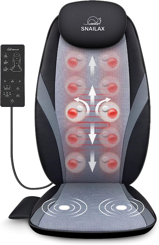 Photo 1 of Snailax Shiatsu Massage Cushion with Heat&Snailax Foot Massager with Heat