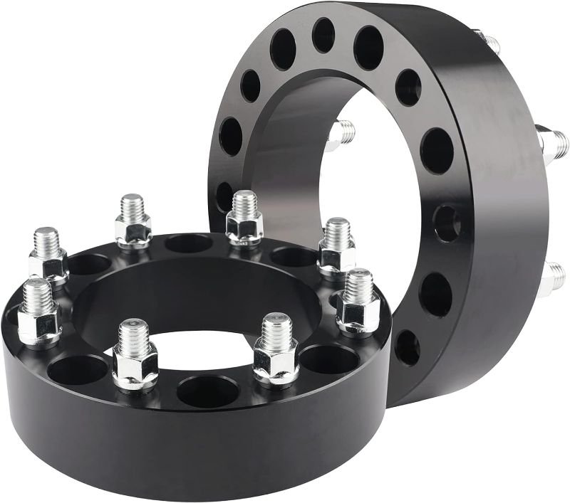 Photo 1 of ZHTEAPR 2 Inch 8x170 to 8x180 Forged Wheel Adapters with 14x1.5 Studs Compatible with Ford 8 Lug for 2003-2005 Excursion | 1999-2022 F250 F350 Super Duty (Truck Must Be with M14x1.5 Lugs) 2pc