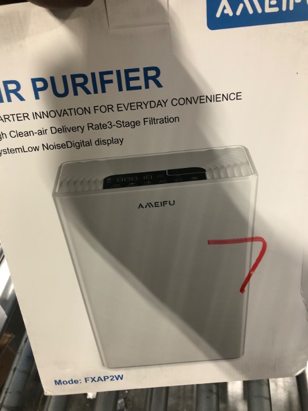 Photo 3 of AMEIFU Air Purifiers for Home Large Room up to 1740ft² with Washable Fliter Cover, Hepa Air Purifiers, H13 True HEPA Air Filter for Wildfires, Pets Hair, Dander, Smoke, Pollen, 3 Fan Speeds, 5 Timer, Sleep Mode 15DB Air Cleaner