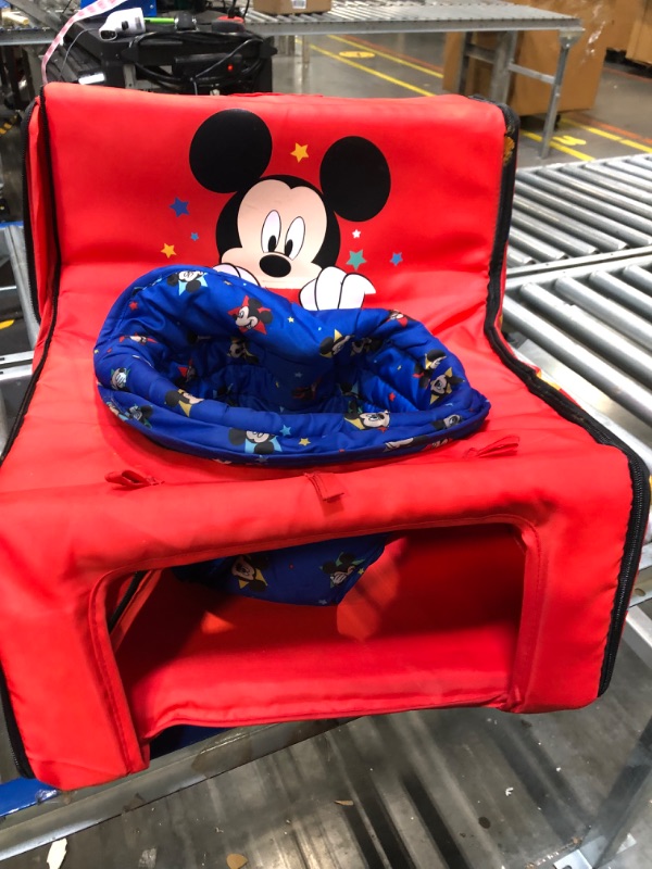 Photo 3 of Disney Mickey Mouse Sit N Play Portable Activity Seat for Babies by Delta Children – Floor Seat for Infants, 17.5x21x14 Inch (Pack of 1)
