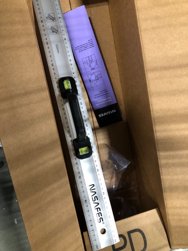 Photo 1 of Aluminum Straight Edge Ruler with Handle, It is A Aluminum Ruler, A Straight Edge ruler and A Centimeter Ruler, Ideal Ruler for Cutting, Much Safer Because of The Handle. Easy to Use and Light Weight.