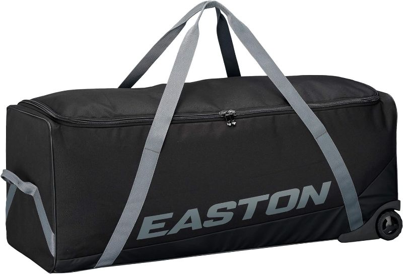 Photo 1 of Amazon Basics Ripstop Wheeled Duffel, 35" Black 35" Duffel