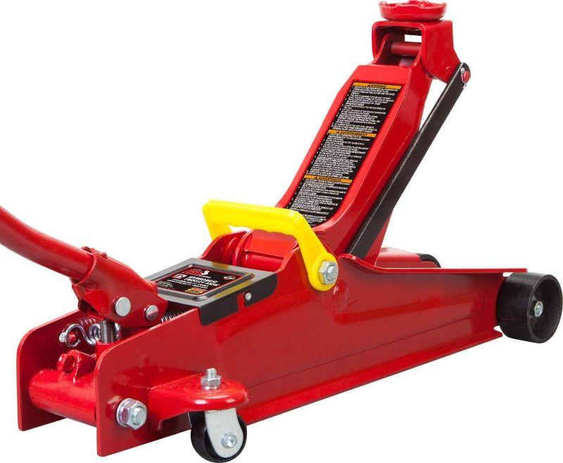 Photo 1 of Donext Steel Floor Jack, Low Profile Hydraulic Racing Floor Jack, 2.5 Ton Steel 2.5T Single Pump