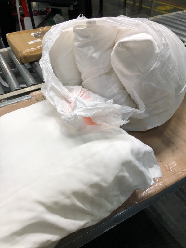 Photo 3 of  Bedding Throw Pillows (Set of 4, White),