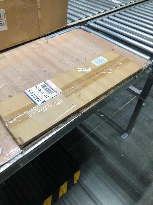 Photo 1 of 24"W x 6"H [Duct Opening Measurements] Steel Return Air Grille | Vent Cover Grill for Sidewall and Ceiling, White | Outer Dimensions: 25.75"W X 7.75"H for 24x6 Duct Opening Duct Opening Size: 24"x6"