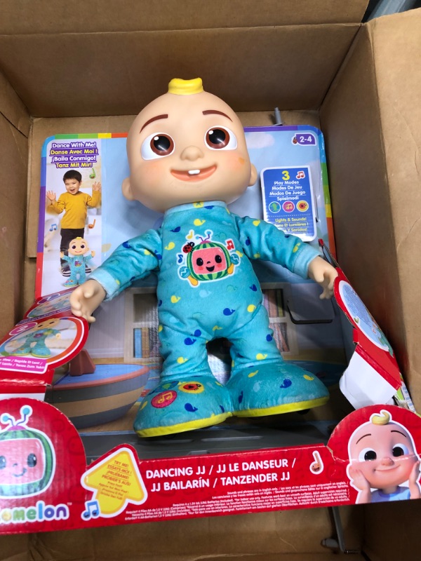 Photo 1 of CoComelon Dancing JJ Feature Doll - Learn to Dance with JJ - Lights, Sounds, Songs, Freeze Dance, and More - Move and Groove with 14” JJ - Toys for Babies, Toddlers, and Preschoolers