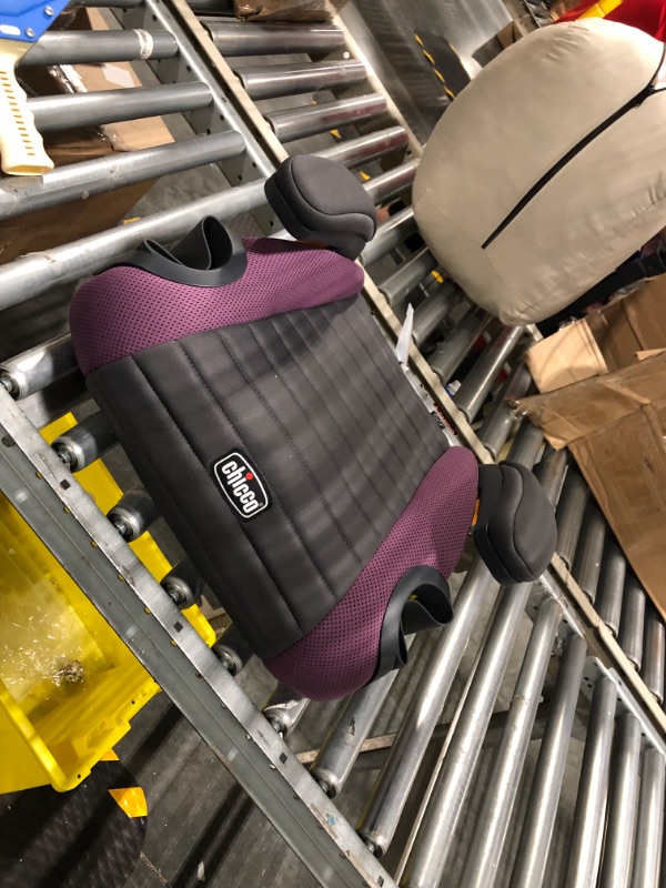 Photo 1 of Chicco GoFit Backless Booster Car Seat, Travel Booster Seat for Car, Portable Car Booster Seat for Children 40-110 lbs, Grape/Purple, 1 Count (Pack of 1) Grape GoFit