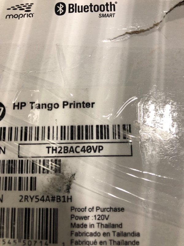 Photo 5 of HP - Tango Wireless Instant Ink Ready Inkjet Printer - Wisp Gray