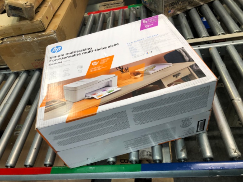 Photo 1 of HP DeskJet 4155e Wireless Color All-in-One Printer & 67XL Tri-Color High-Yield Ink Cartridge | 3YM58AN & 67XL Black High-Yield Ink Cartridge | 3YM57AN Printer + Tri-color Ink + Black Ink