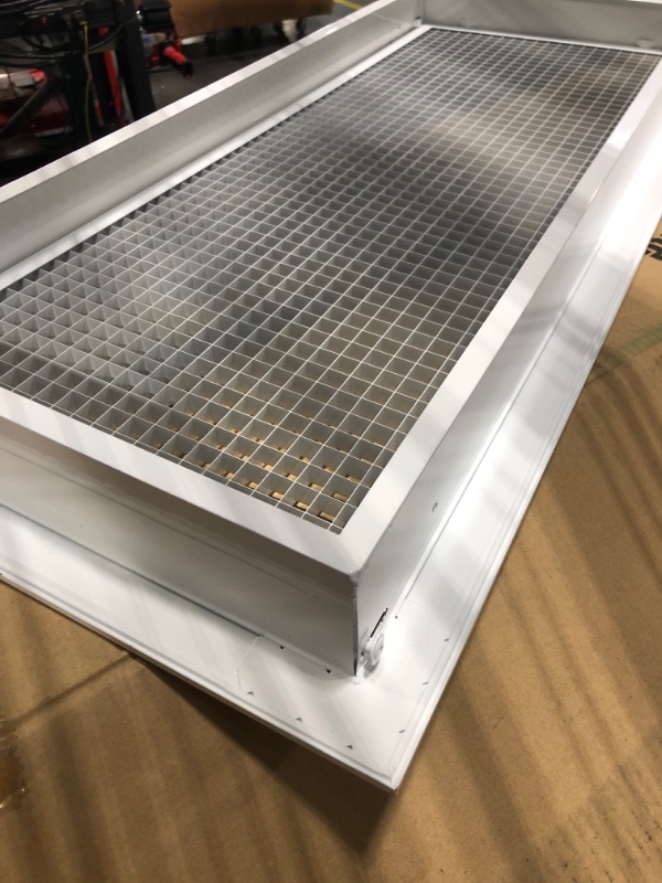 Photo 3 of 30x30 Cube Core Eggcrate Return Air Grille - Aluminum Rust Proof - HVAC Vent Duct Cover - White 