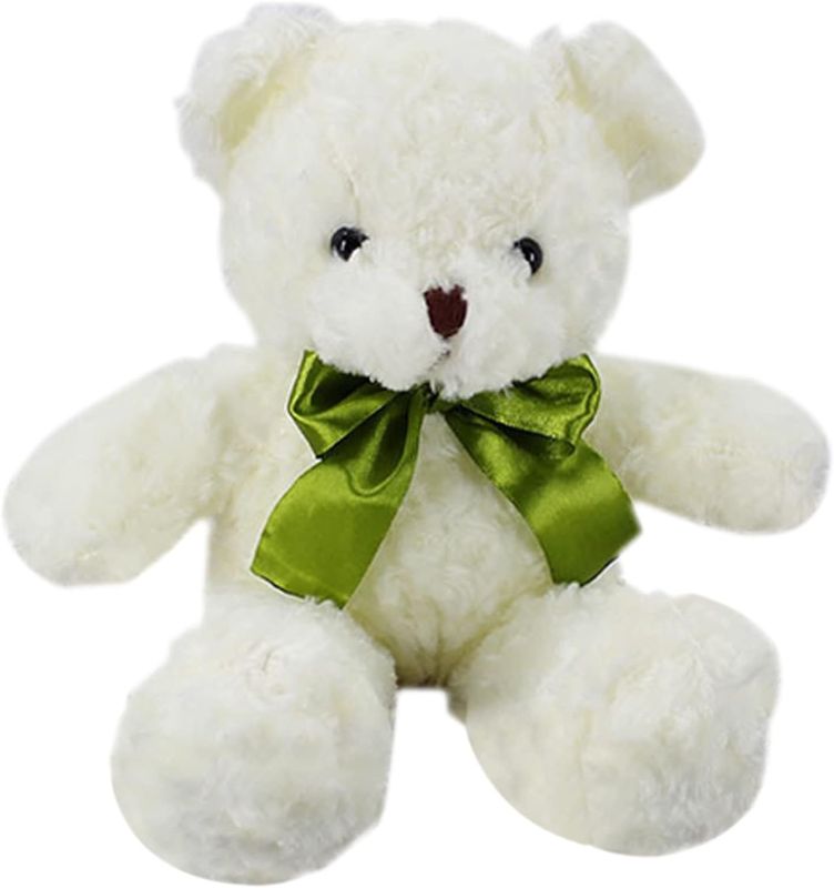 Photo 2 of ZXMTOYS 9in Teddy Bears Stuffed Animal Cute Teddy Soft Bear Plush Toys with Green Bow tie