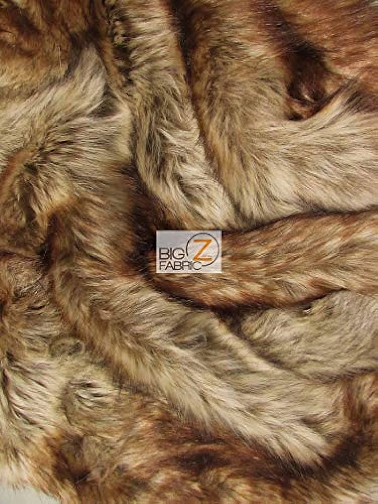 Photo 1 of Assorted Faux Fake Fur Animal Short/Long Pile Coat Costume Fabric Sold by The Yard DIY Scarfs Rugs Accessories Fashion (Red Fox