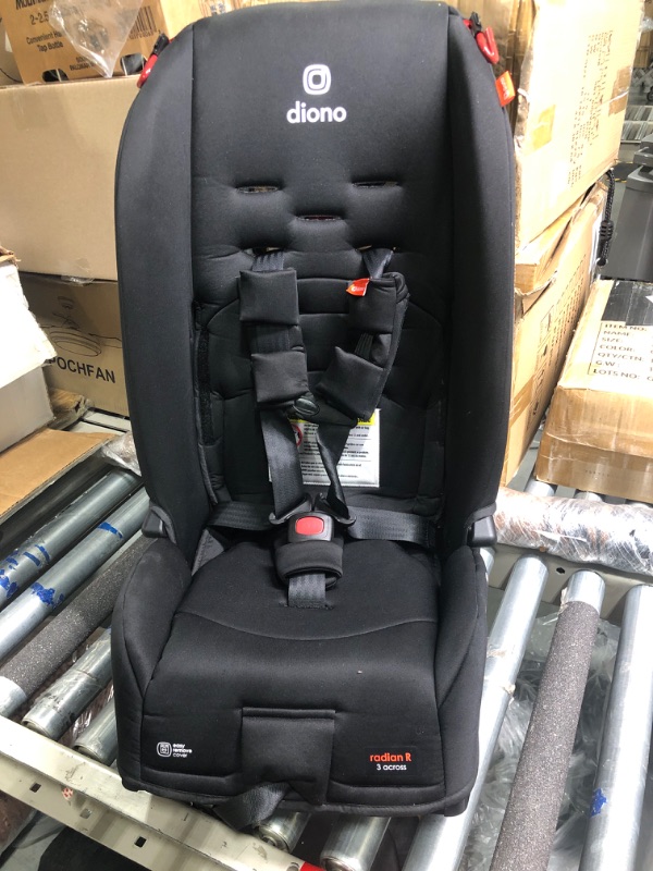 Photo 2 of Diono Cambria 2 XL, Dual Latch Connectors, 2-in-1 Belt Positioning Booster Seat, High-Back to Backless Booster with Space and Room to Grow, 8 Years 1 Booster Seat, Black 2020 Black