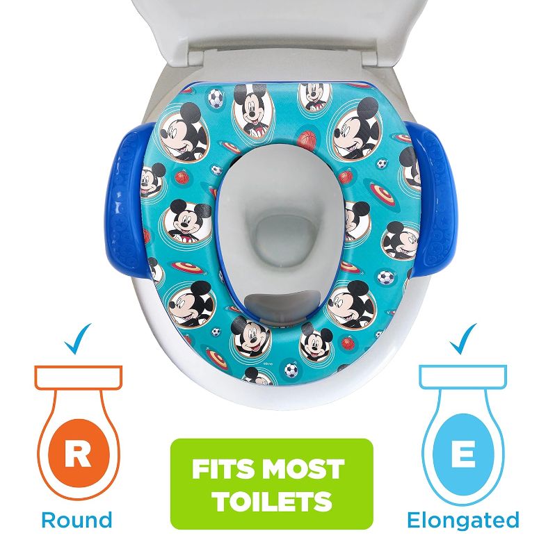 Photo 1 of Disney Mickey Mouse 1 Piece Sports Essential Potty Training Set - Soft Potty Seat,
NO STOOL INCLUDED. JUST THE SEAT.