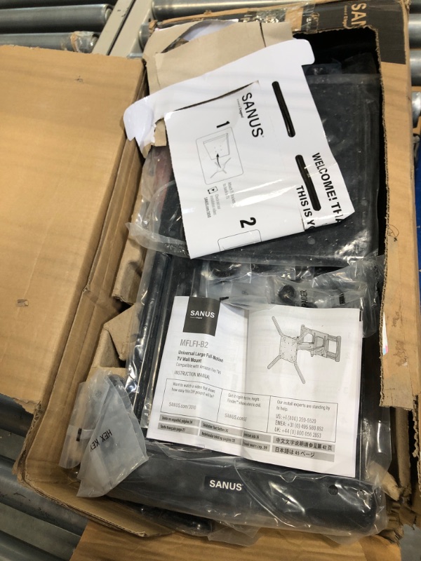 Photo 1 of Made for Amazon Universal Full-Motion TV Wall Mount for 50-82" TVs  and Compatible with Amazon Fire TVs