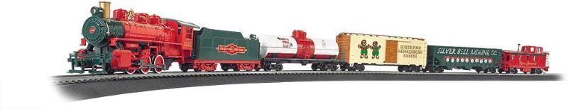 Photo 1 of Bachmann Trains - Jingle Bell Express Ready To Run Electric Train Set - HO Scale