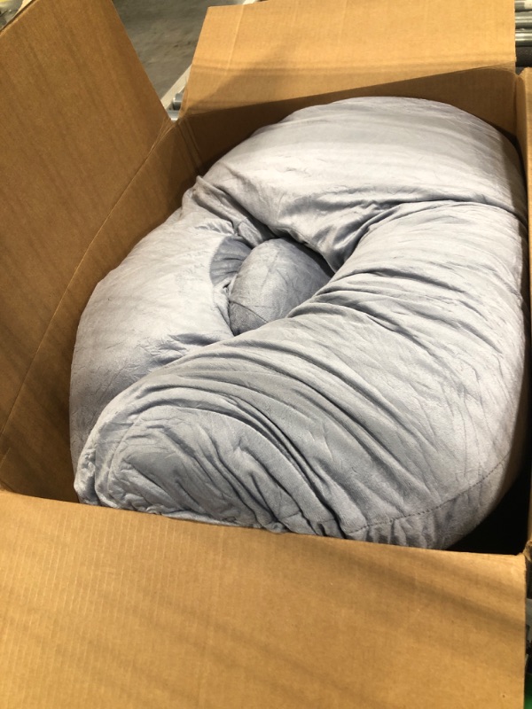 Photo 1 of Momcozy Pregnancy Pillows, U Shaped Full Body Maternity Pillow with Removable Cover - Support for Back, Legs, Belly, Hips for Pregnant Women, 57 Inch Pregnancy Pillows for Sleeping, Grey