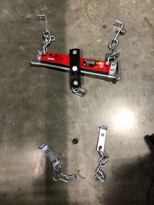 Photo 3 of UNABLE TO TEST. LOOKS SLIGHTLY USED.
BIG RED T32100 Torin Engine Hoist Shop Crane Accessory: Steel 3 Position Engine Leveler with Adjustable Handle, (, Red