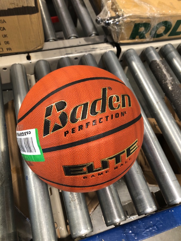 Photo 2 of Baden Elite Indoor Game Basketball Official Size 7 (29.5”)