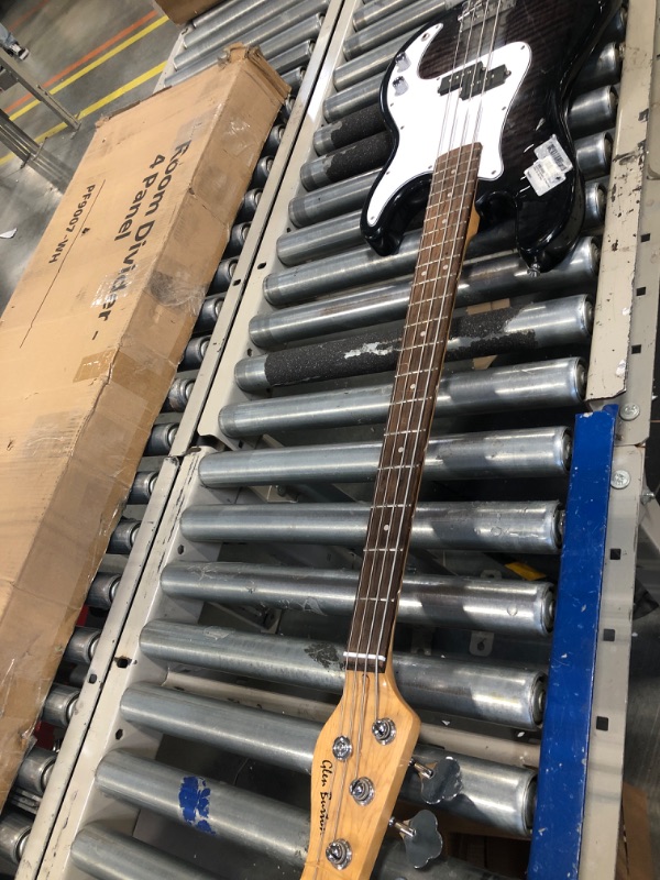 Photo 1 of Squier by Fender Mini Precision Short Scale Bass Guitar with Laurel Fingerboard, Sealed Die-Cast Tuning Machines, Lightweight Poplar Body, and Split Single-Coil Pickup, Maple Neck, Black