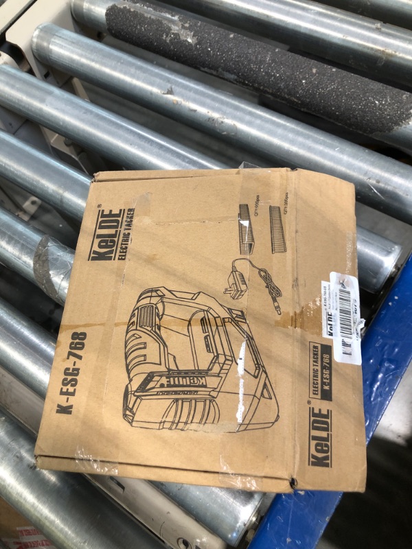 Photo 1 of KeLDE Cordless Staple Gun/Nail Gun Kit, 2000mAh Li-ion Rechargeable Stapler Battery Powered Brad and Pin Nailer Tacker for Upholstery, Wood, Furniture DIY with 900pc T50 Staples and 300pc 5/8" Nails