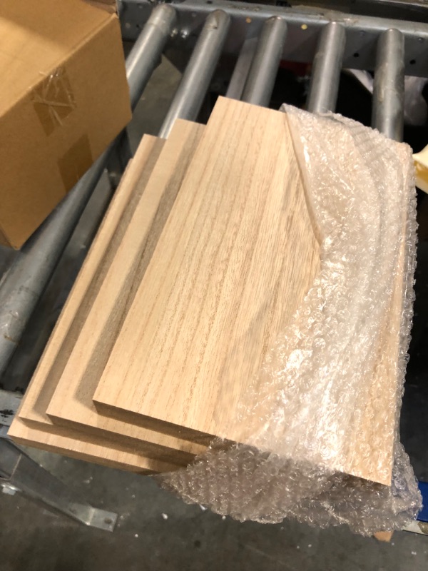 Photo 3 of 4 Pack Unfinished MDF Wood Blocks for Crafts 6 x 10", Smooth Surface for Crafts, DIY Projects (1 Inch Thick)