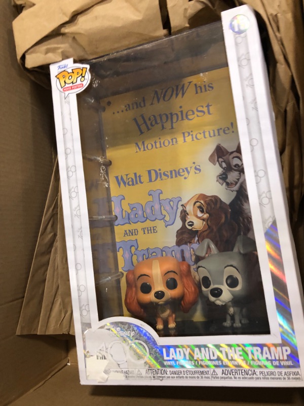 Photo 3 of Funko Pop! Movie Poster: Disney 100 - Lady and The Tramp