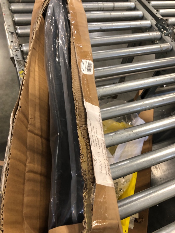 Photo 1 of Muzata Cable Railing Post 36"x2"x2" (Post Body 35'') Flat Top Corner Post L-drilled Stainless Steel Black Finish Top Mount Wood Concrete Level Deck, PS02 BC4S Corner L-drilled