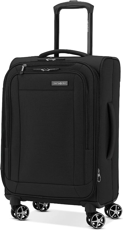 Photo 1 of Amazon Basics Underseat Carry-On Rolling Travel Luggage Bag, 14 Inches, Navy Blue Navy Blue Luggage Bag