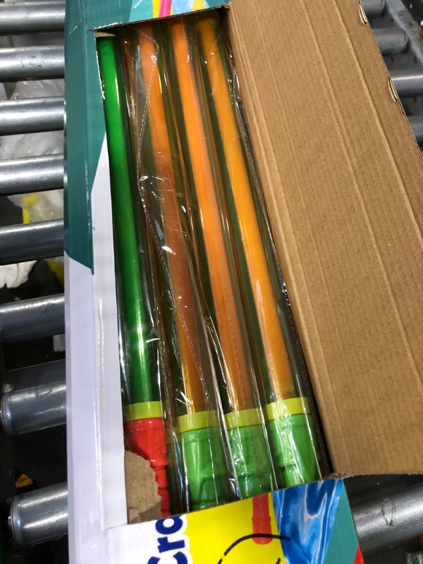 Photo 1 of INvench 22" Crayon Water Gun Set Pool Water Toys - 16 Pcs Big Water Blasters Squirt Water Guns Bulk Pool Beach Party Games Water Toys for Kids Toddlers Ages 4-8