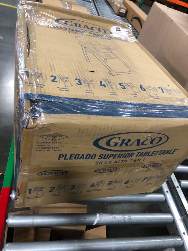 Photo 1 of Graco Table2Table Premier Fold 7 in 1 Convertible High Chair | Converts to Dining Booster Seat, Kids Table, and More, Maison