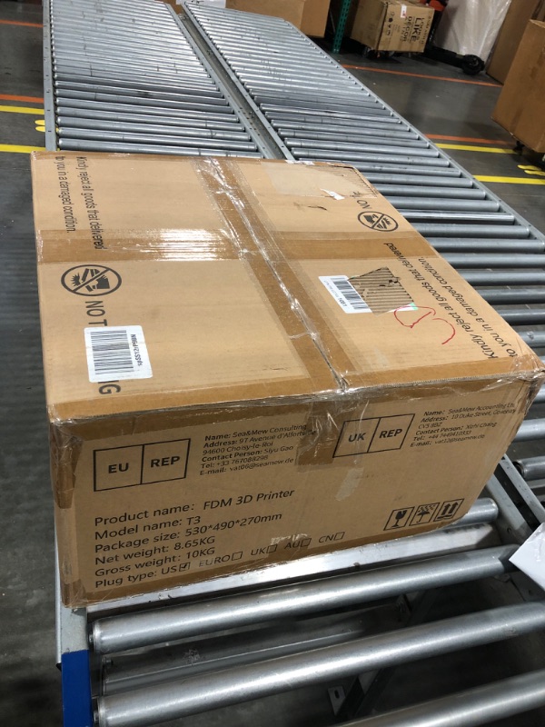 Photo 1 of SUNLU Terminator T3 FDM 3D Printer up to 250mm/s Fast Print, Supporting Clog Detection and Auto-Leveling Functions, with Silent Motherboard and Metal Double Gear Extruder, Printing Size 220×220×250mm