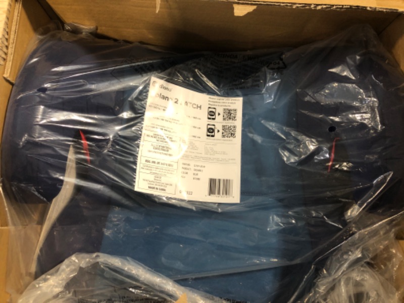Photo 1 of Diono Solana 2 XL, Dual Latch Connectors, Lightweight Backless Belt-Positioning Booster Car Seat, 8 Years 1 Booster Seat, Blue 2019 LATCH Connect Single Blue