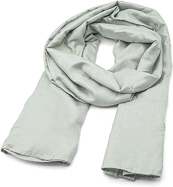 Photo 1 of EMF Protection Scarf by Halsa. Silver Fiber Fabric, RF Blocking Radiation Protection from 5G, 4G, WiFi, Cellular, Bluetooth. High Shielding Efficiency, Unisex. Multiple Ways To Wear