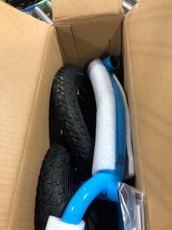 Photo 4 of ***FOR PARTS ONLY***

Banana GT Balance Bike - Lightweight Toddler Bike for 2, 3, 4, and 5 Year Old Boys and Girls – No Pedal Bikes for Kids with Adjustable Handlebar and seat – Aluminium, Air Tires - Training Bike Blue