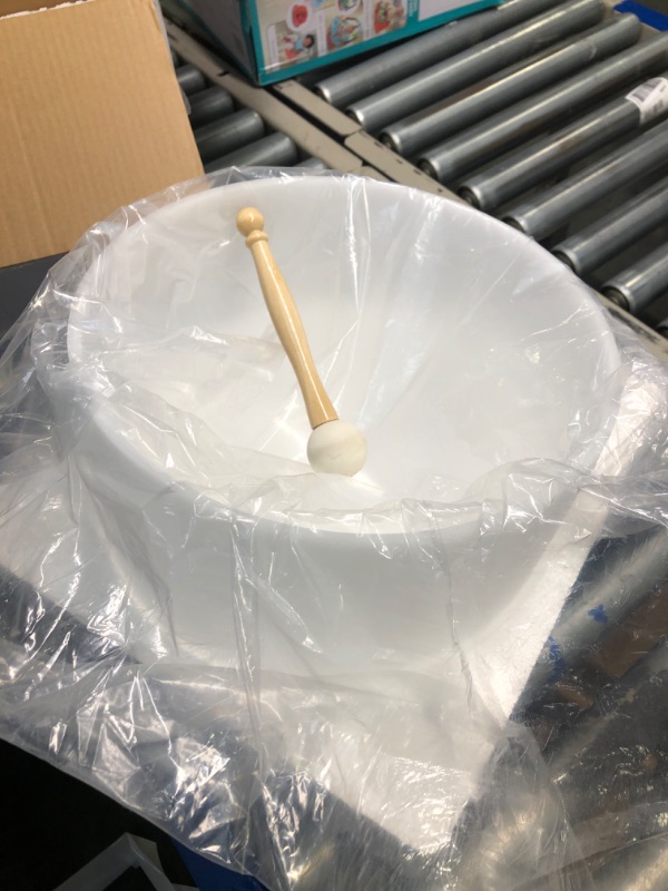 Photo 1 of 440HZ 11 Inch C Note Root Chakra Frosted Quartz Crystal Singing Bowl Free mallet & O-ring For Meditation and Sound Therapy

