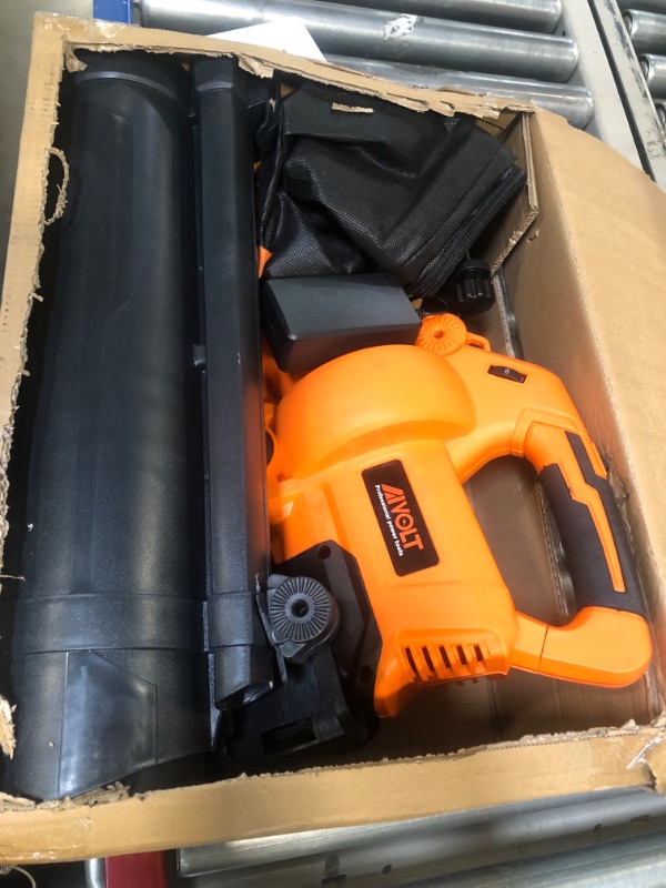 Photo 3 of OPEN BOX. 
AIVOLT Cordless Leaf Blower Vacuum - 40v Leaf Vacuum 600CFM 150MPH 3 in 1 Leaf Blower, Vacuum, Mulcher with Battery and Charger for Lawn Care and Leaves Blowing
