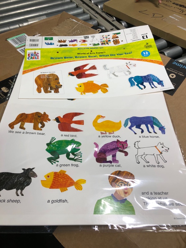 Photo 3 of Carson Dellosa Education Brown Bear, Brown Bear, What Do You See?™ Bulletin Board Set