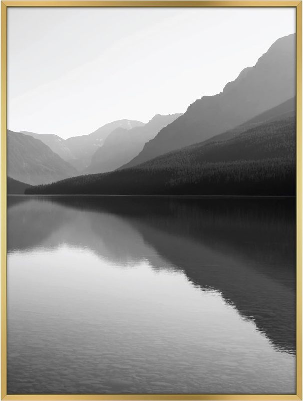 Photo 1 of  Metal Gallery Wall Frame, Brass, 18 x 24 in without mat
