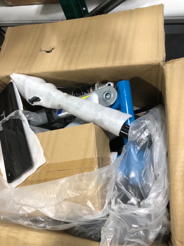 Photo 1 of BlessReach Economy Knee Scooter Steerable Knee Walker for Foot Injuries Compact Crutches with Dual Rear on-Wheel Brake and Shock Absorption Under The Knee pad Wb-2202 Blue