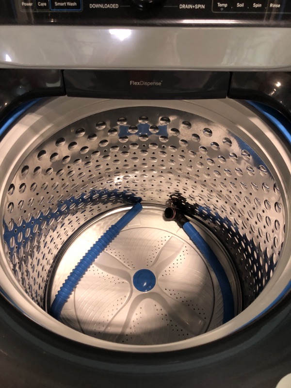 Photo 7 of GE Profile 5.4-cu ft High Efficiency Impeller Smart Top-Load Washer (Diamond Gray) ENERGY STAR