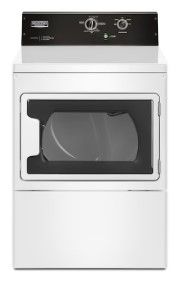 Photo 1 of Maytag Commercial Grade 7.4-cu ft Electric Dryer (White)