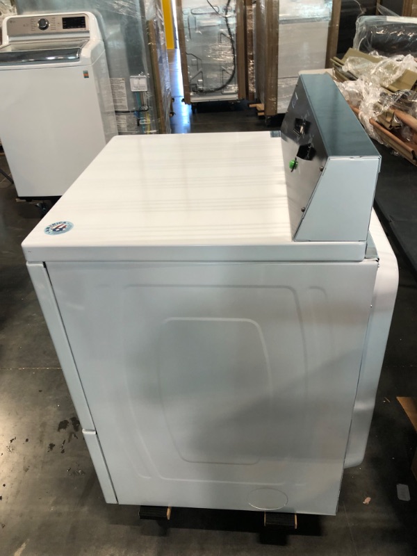 Photo 3 of Maytag Commercial Grade 7.4-cu ft Electric Dryer (White)